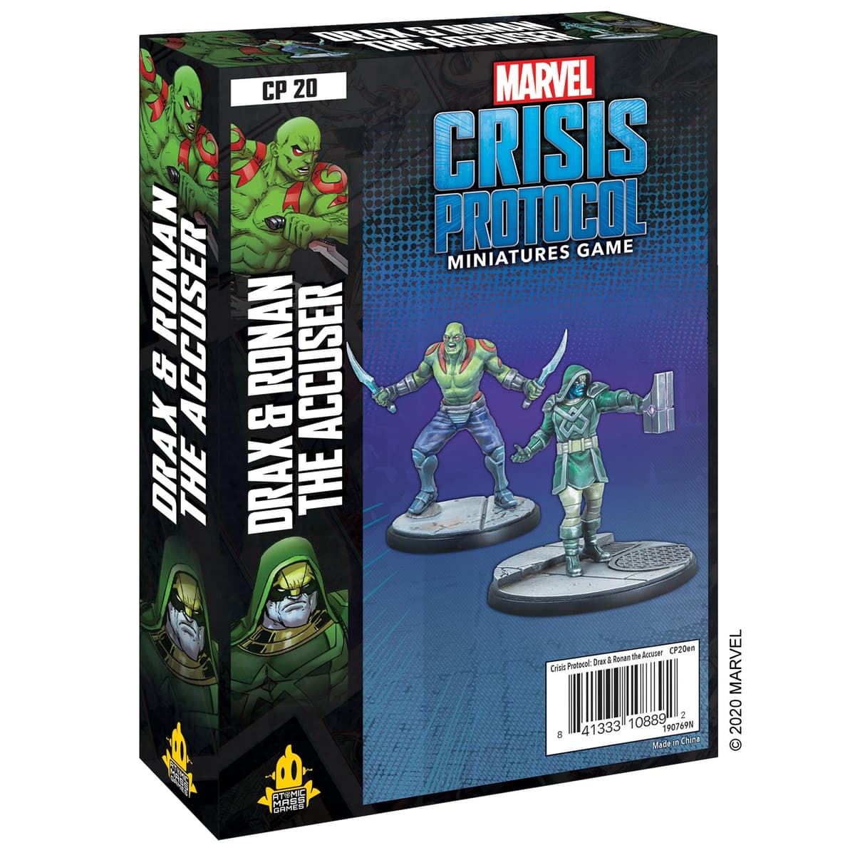 Atomic Mass Games , Blade and Moon Knight: Marvel Crisis Protocol , Miniatures Game , Ages 14+ , 2 Players , 45 Minutes Playing Time, Multicolor, FFGCP48 — view 20