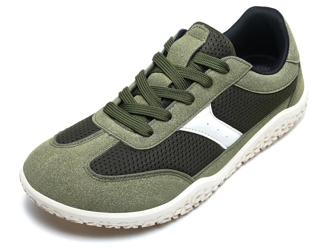 Meik Mangni Unisex Barefoot Zapatillas Minimalistas Hombre Mujer Ligera Zapatos Barefoot Anchos Transpirable y Antideslizante Zapatillas de Trail Running,Tallas:36-46 EU