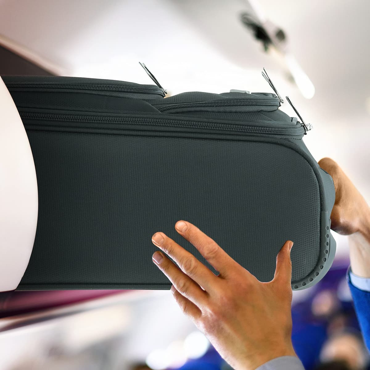 Flight Knight Lightweight 4 Wheel 800D Soft Case Suitcases Anti Crack Cabin & Hold Luggage Options Approved for Over 100 Airlines Including easyJet, BA & Many More! — view 5