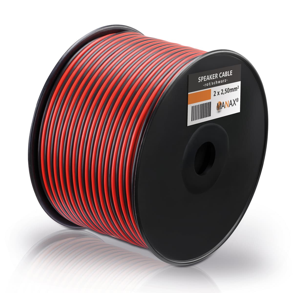 Premium - Cable de Altavoz (2 x 0,75 mm², 100 m), Color Rojo y Negro — view 6