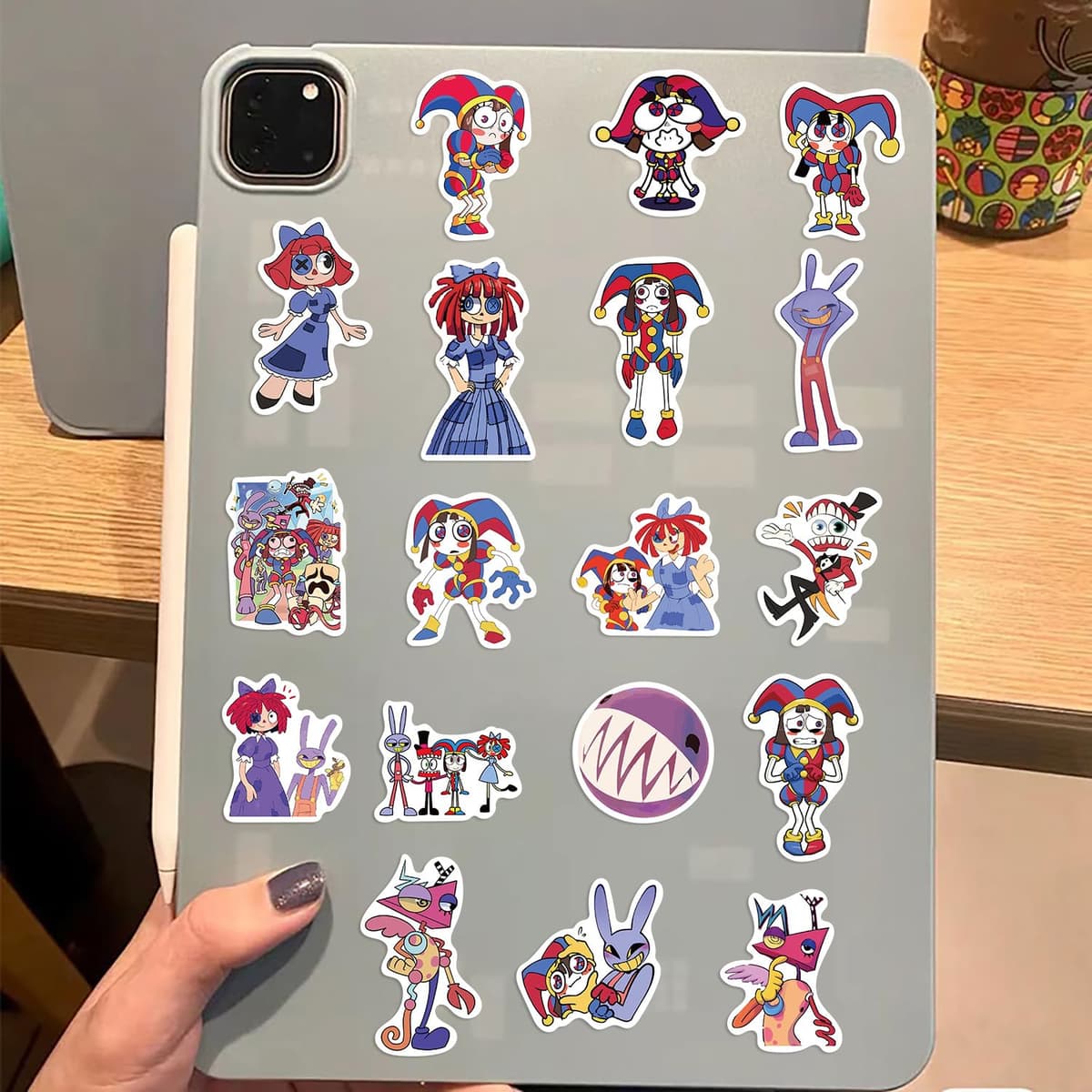 60Pcs TADC Stickers | Waterproof Cartoon Vinyl Decals for Laptop, Water Bottle, Journal, Phone Case, Scrapbook, Skateboard — view 6