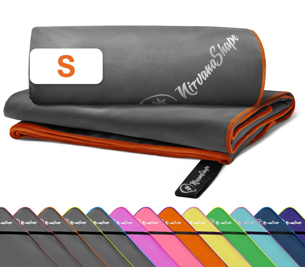 NirvanaShape Toallas de Microfibra | Absorbentes, Ligeras, de Secado rápido | Toallas de baño, Toalla de Viaje, Toallas Deportivas | Ideales para Viajar, IR al Gimnasio, la Playa, Practicar Yoga — view 22