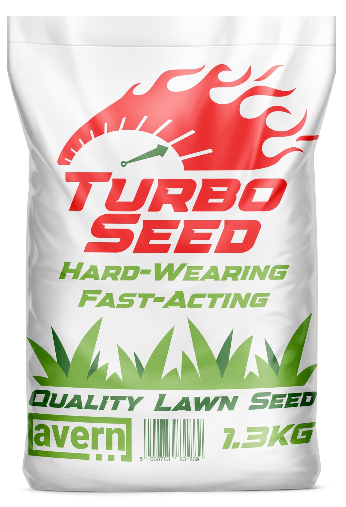 Avern Turbo Grass Seed 1.3KG, Fast Growing Lawn Seed, Hard Wearing Grass, Dog Friendly, Can Germinate as Quick as 7 Days, Ideal for Overseeding or New UK Gardens (1.3KG, Upto 78 sqm Coverage) — view 5