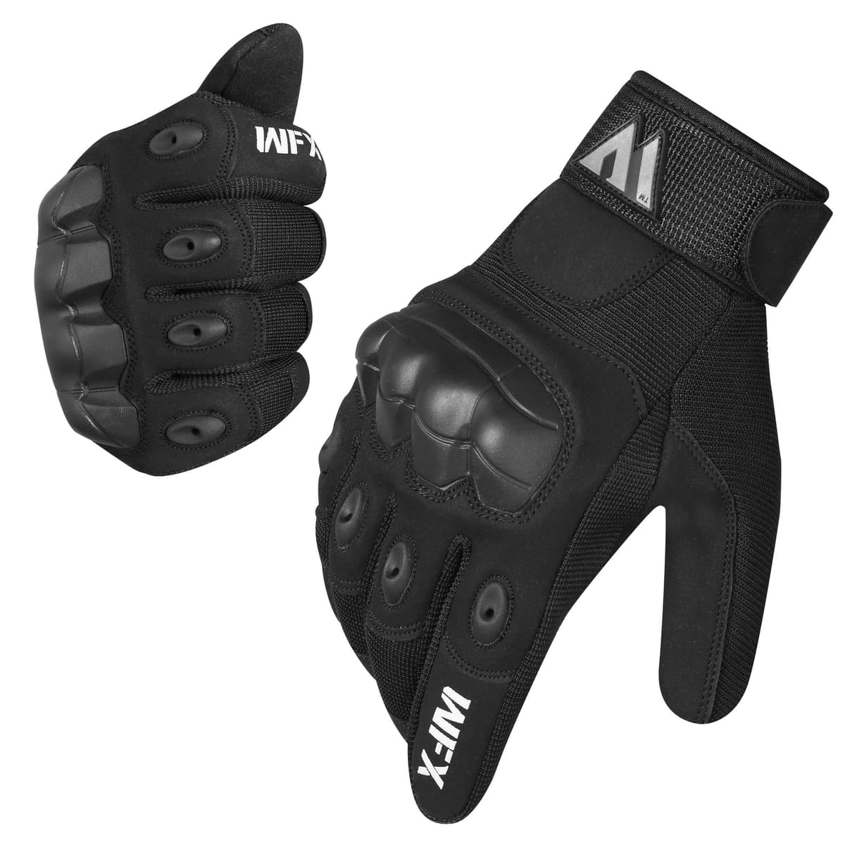 WFX Guantes de motocicleta de dedo completo para pantalla táctil, transpirables, guantes protectores para motocicleta, carreras de carretera, escalada, motocross, carreras, ciclismo, BMX, ATV, MTB,