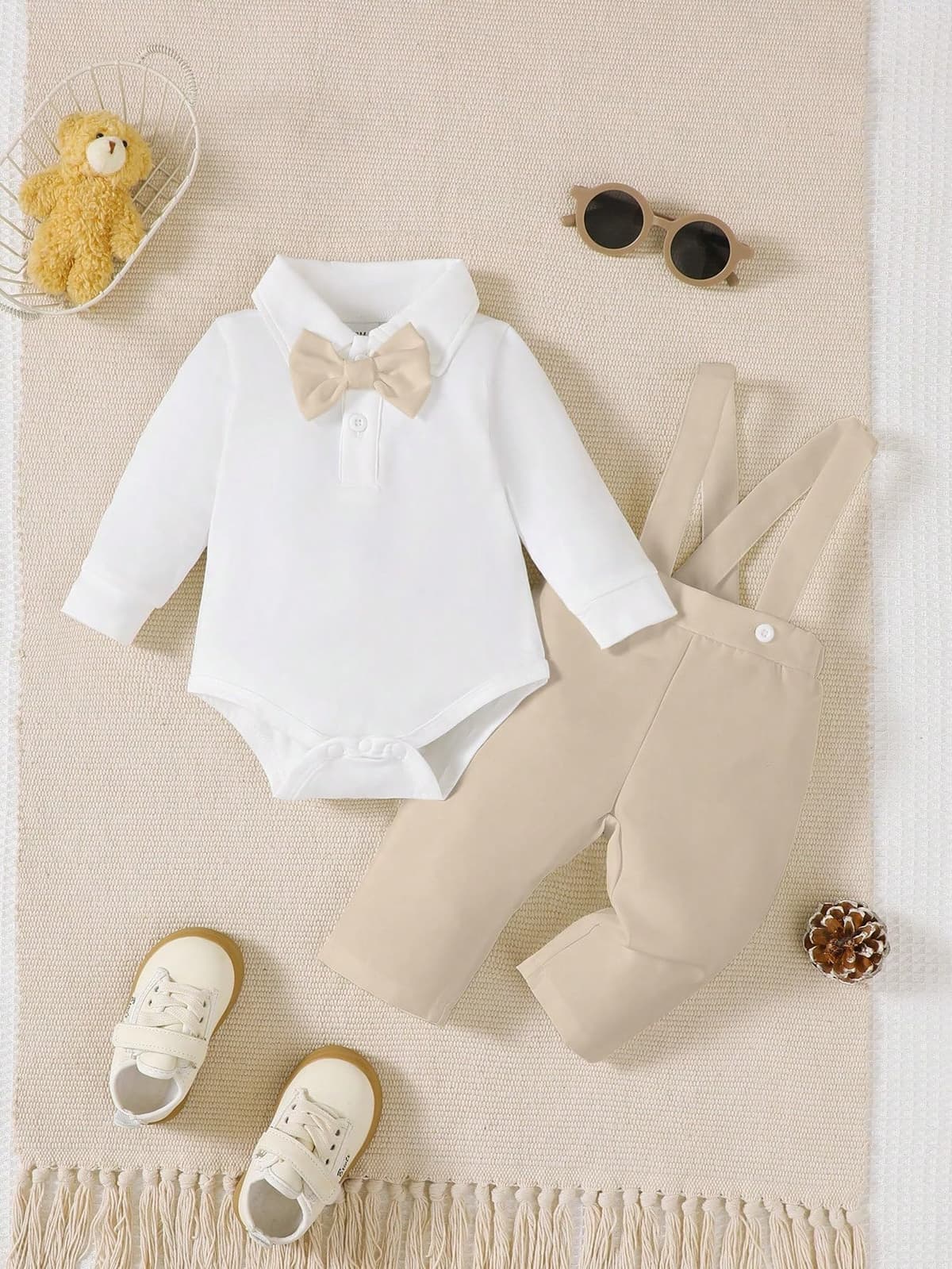 Traje de bautizo para bebé niño pequeño caballero — view 3
