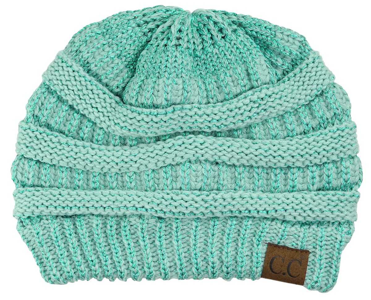 Warm Chunky Soft Stretch Cable Knit Beanie Skully — view 85