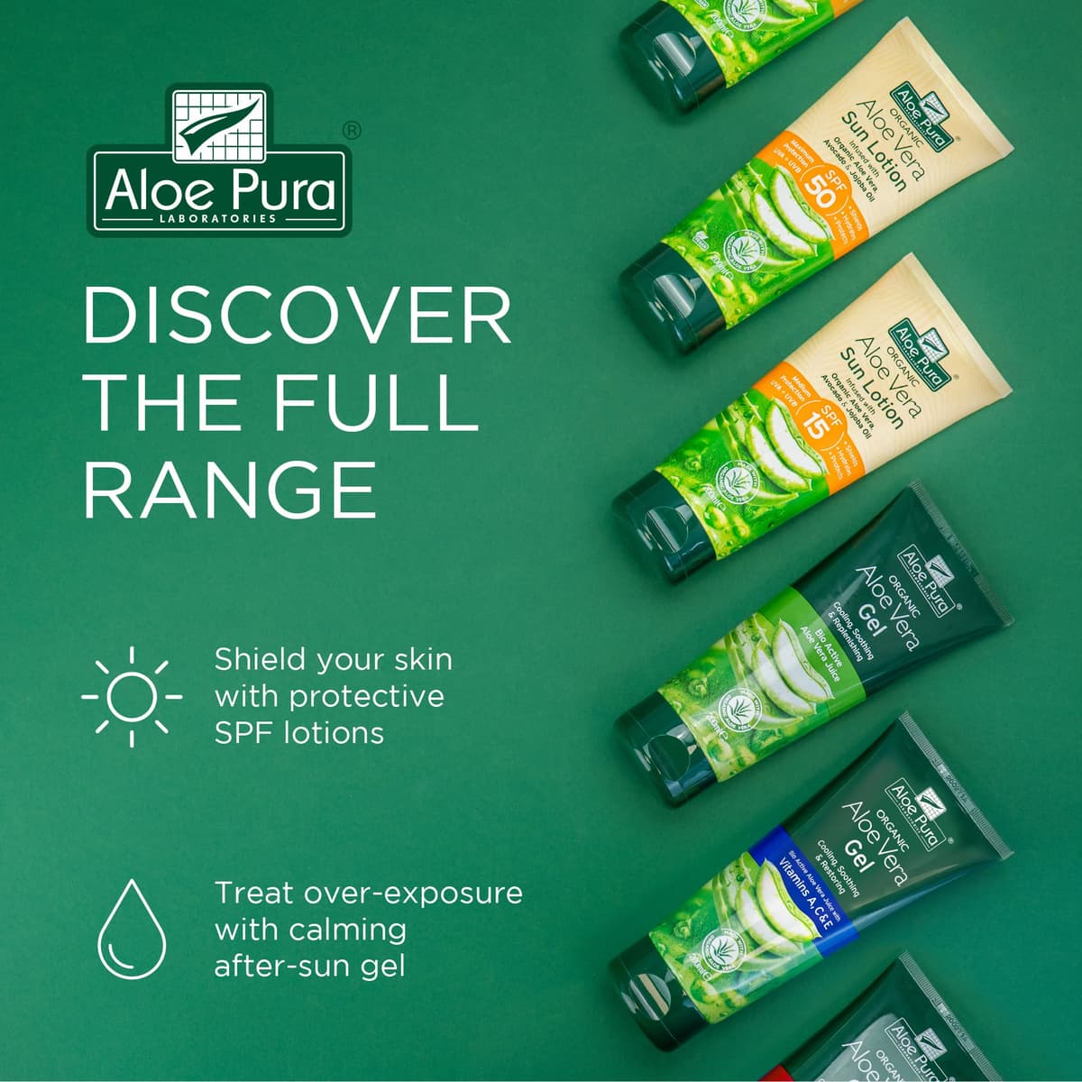 Aloe Pura, Organic Aloe Vera Gel, Natural, Vegan, Cruelty Free, Paraben & SLS Free, Cooling, Soothing, 100ml — view 6