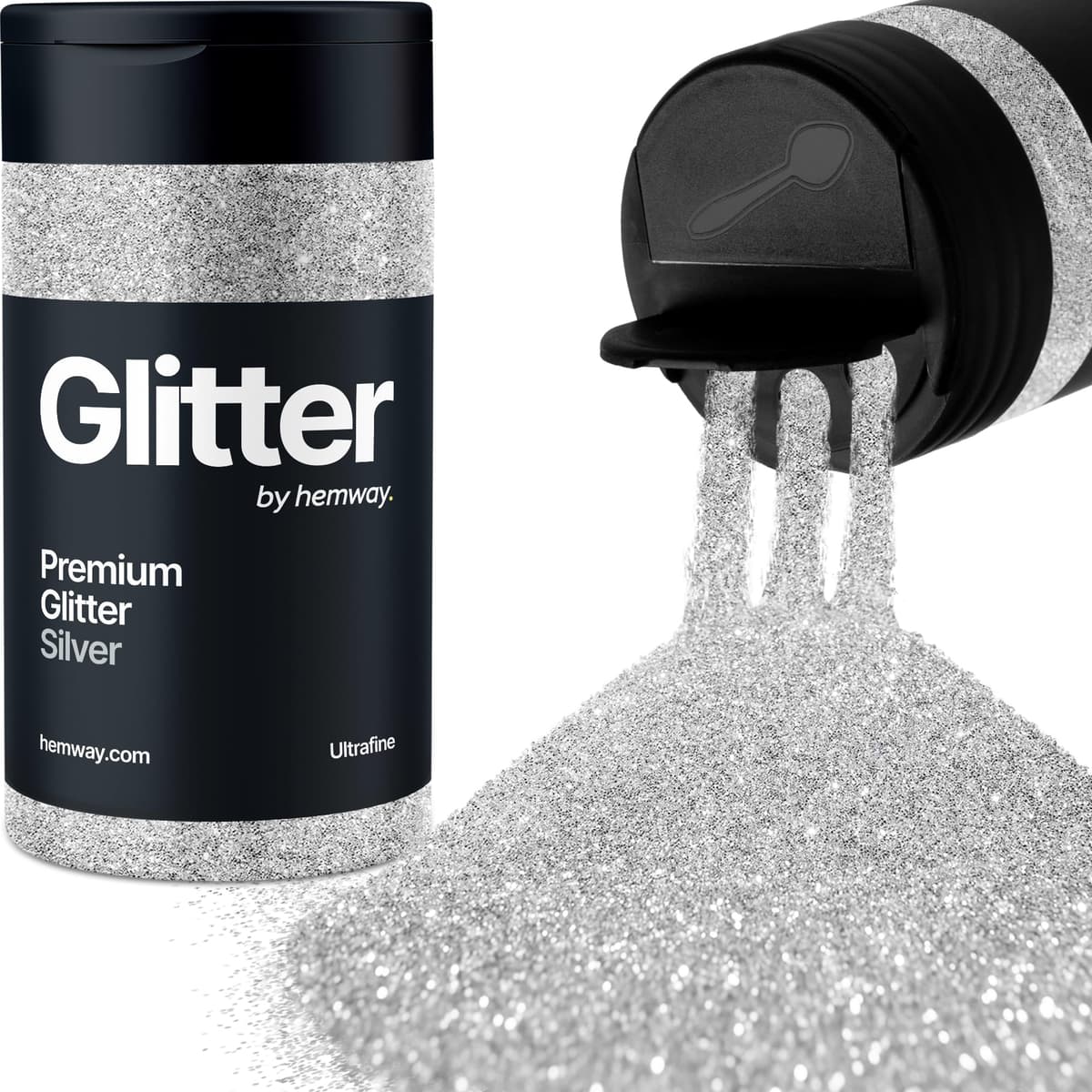 Light Rose Gold Glitter Shaker, 130g Ultrafine Glitter, Crafts 1/128" Metallic Flake Light Rose Gold Sequins, Resin & Epoxy Crafts, Decorating, Halloween, Christmas Nail, Face, Hemway — view 262
