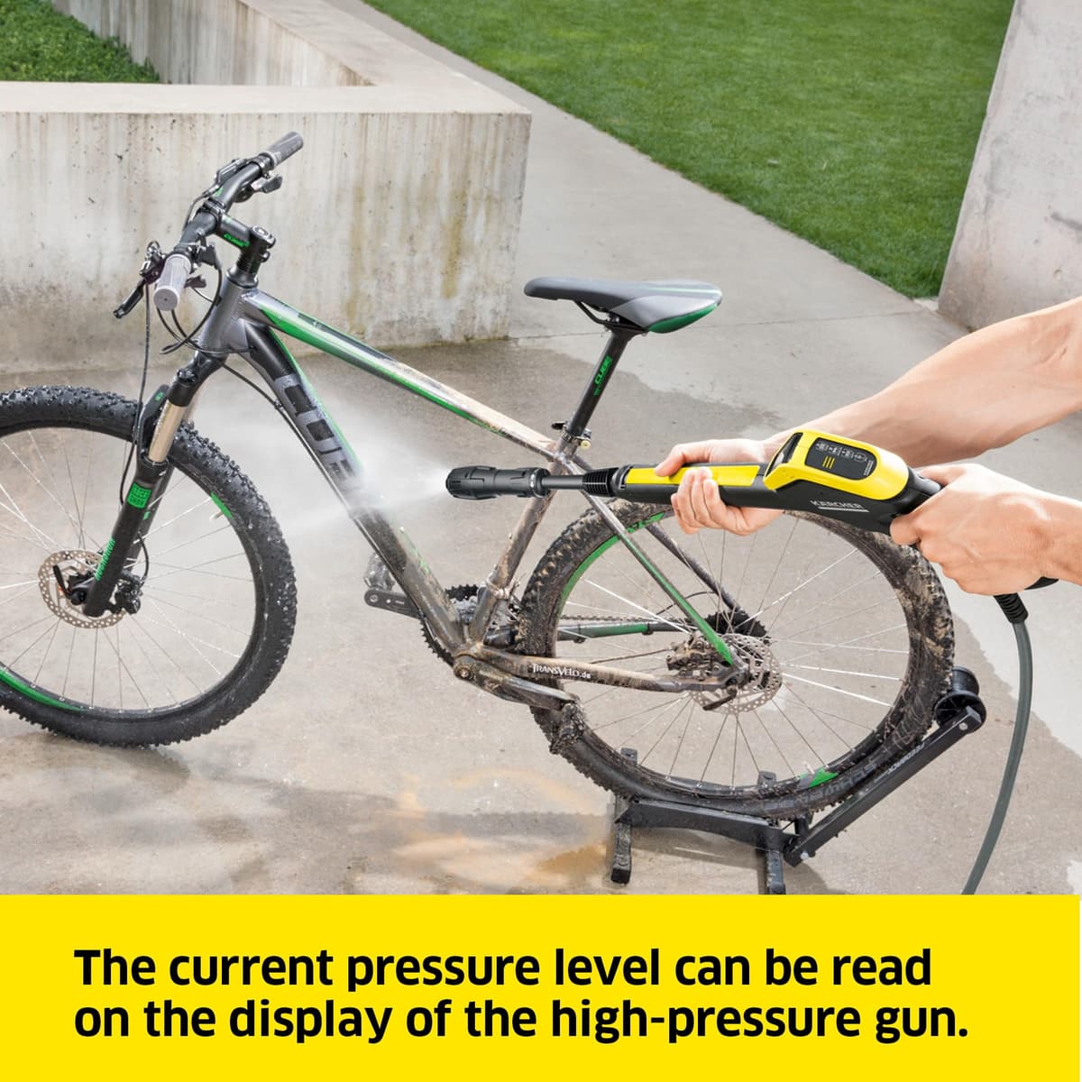 Kärcher K 4 Power Control Flex Pressure Washer, max. 130 bar,Flow Rate:420 l/h,Area Coverage: 30 m²/h,Water Filter,Weight: 11.5 kg, High-Pressure Hose,Dirt Blaster,Spray Lance,Standard,Yellow/Black — view 3