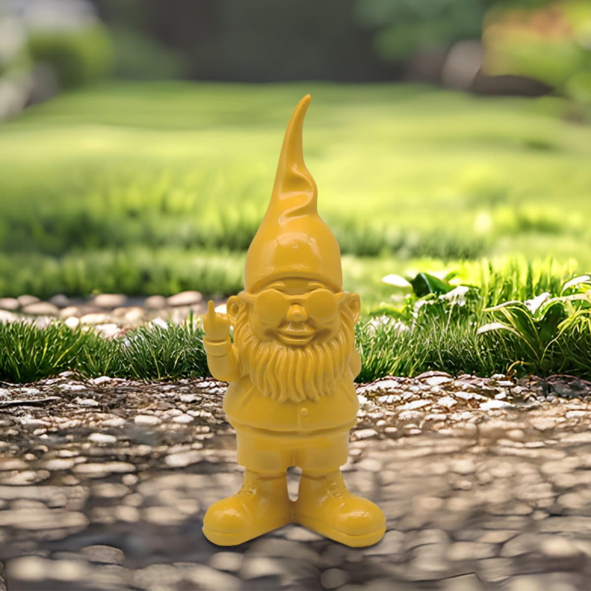 Lesser & Pavey Gnomes Home Decor Figurines & Ornaments For Home & Office | Decorative Home Accessories Statues For Indoor & Outdoor | Lovely Gifts for Women & Men Peace Hands Pink 20 Cm — view 56