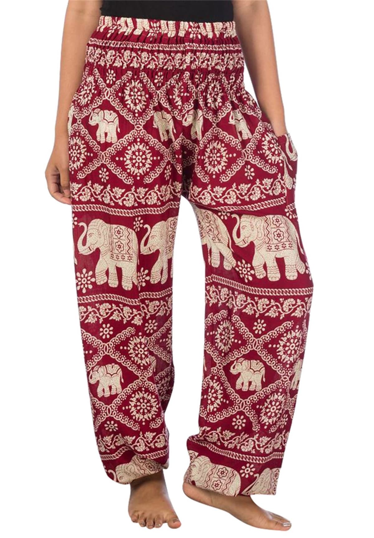 Lofbaz Harem Pants for Women Yoga Boho Hippie Clothing Womens Palazzo Bohemian Pajama Trousers Beach Indian Gypsy Genie Clothes — view 11
