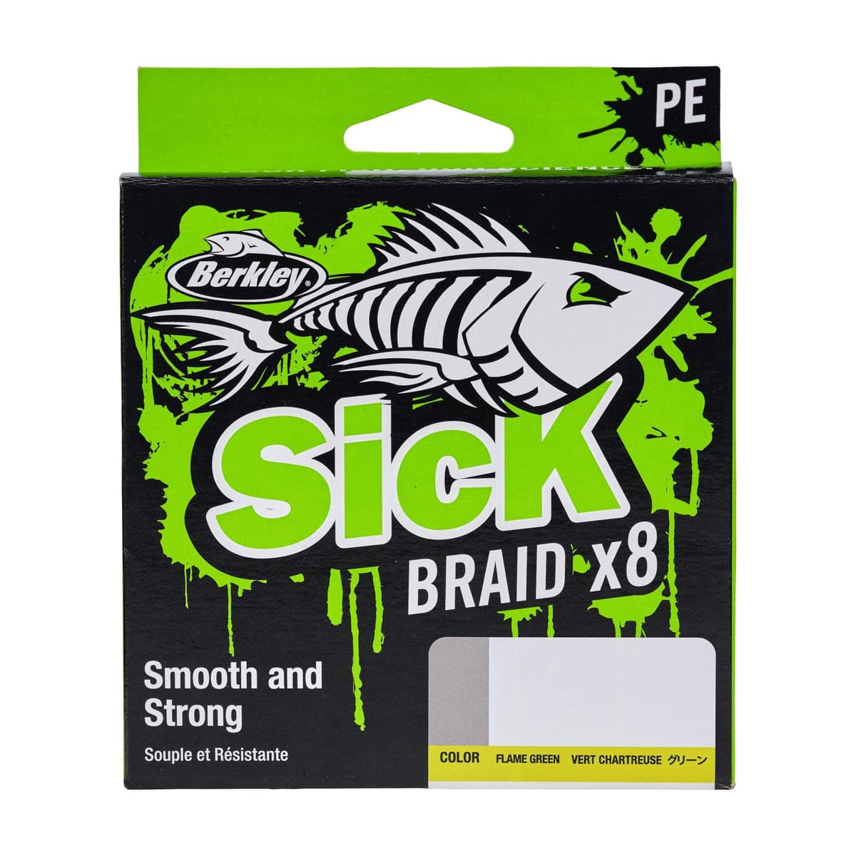 Berkley Sick Braid - Línea de pesca trenzada de 8 hebras, súper suave, 8 portadores, multifilamento, trenza de polietileno, líneas de pesca de depredador de 150/300 m para pesca en agua dulce y salada — view 3