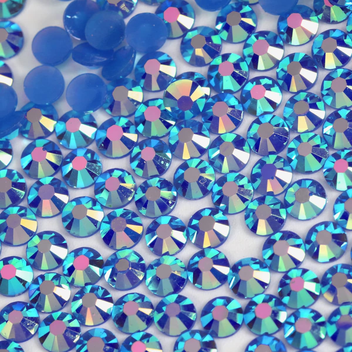 1000pcs 4mm Flat Back Non-Stick Rhinestone Crystal Diamantes Nail Art & Craft Scrapbooking Embellishments 90 Available Colours (4mm, AB Clear #A13) — view 72