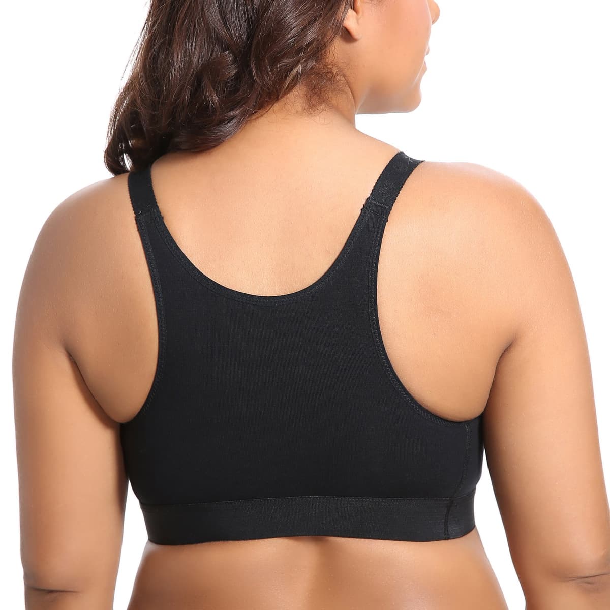 Gratlin Women's Nursing Bras Maternity Plus Size Breastfeeding Cotton Sleep Nursing Sports Bra — view 2