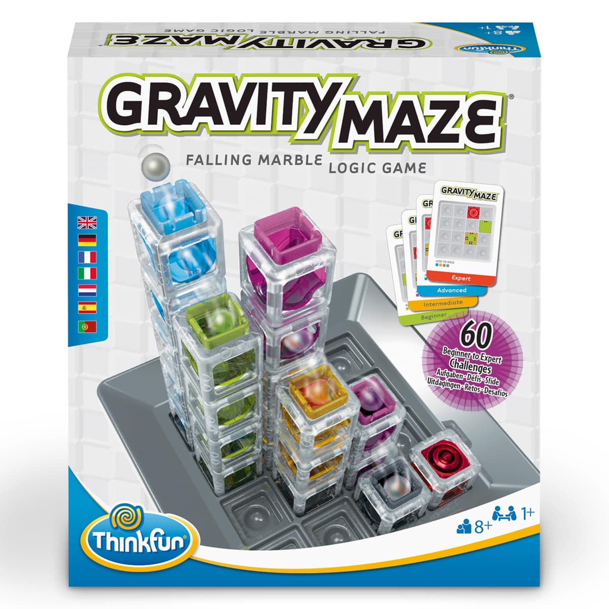 ThinkFun Gravity Maze Falling Marble Challenge Logic Brain Game and STEM Toys for Kids and Adults Age 8 Years Up - Gifts for Children — view 2