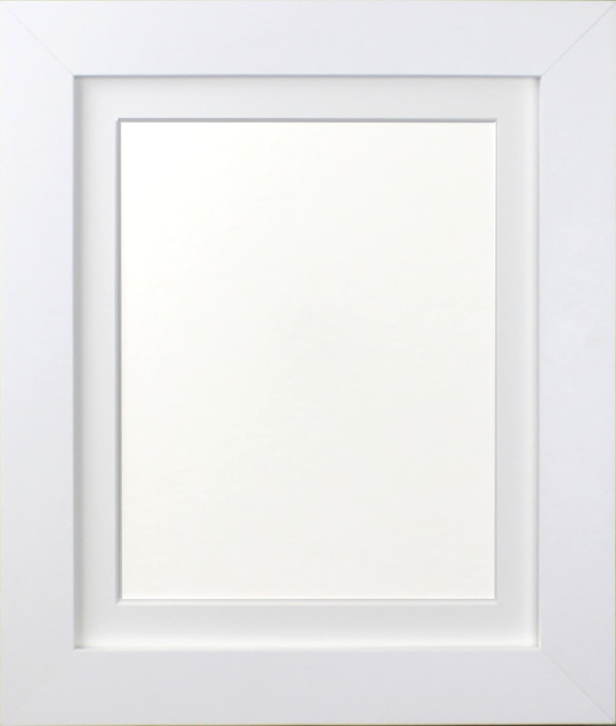 FRAMES BY POST London Picture Photo Frame, White with White Mount, 24 x 20 Image Size 20 x 16 Inches