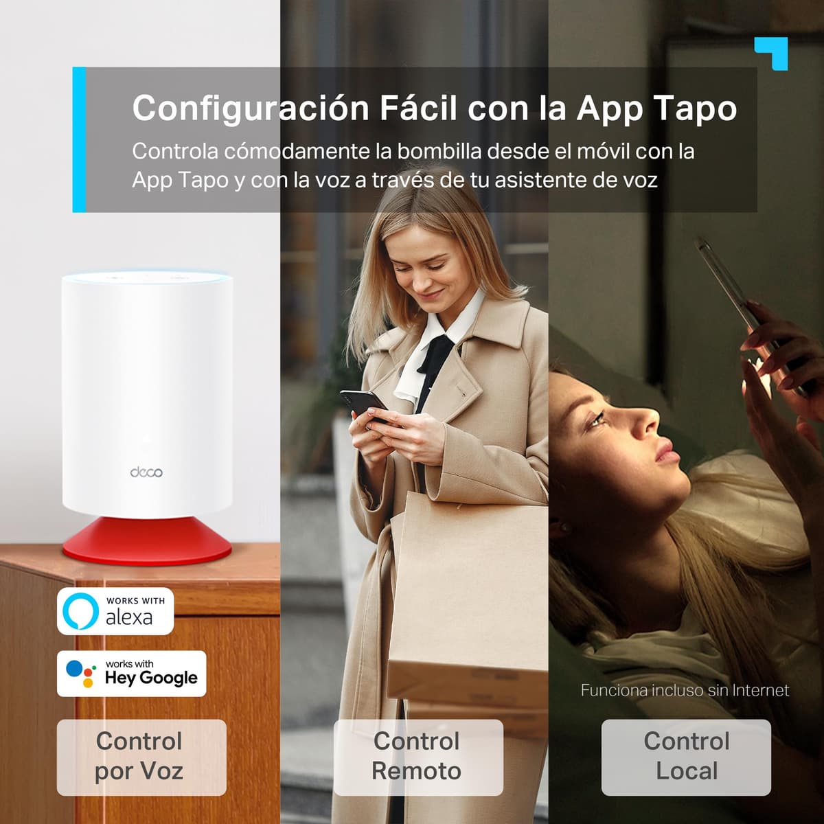 Tapo P110 – Mini Enchufe Inteligente Wi-Fi (con monitoreo de energía), programación Encendido/Apagado, Ahorro de energía, Compatible con Alexa y Google Home — view 4