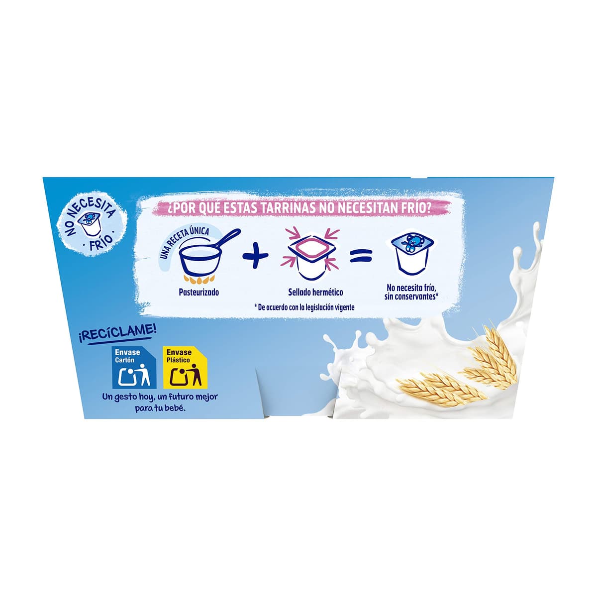 YOGOLINO NESTLÉ natillas sabor vainilla sin azúcar añadido, desde 6 meses, Pack de 6 (4x100g), Fórmula mejorada — view 4