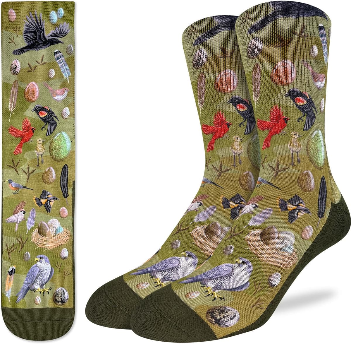 Good Luck Sock Women's Floral Dinosaurs Socks, Shoe Size 5-9 — view 52