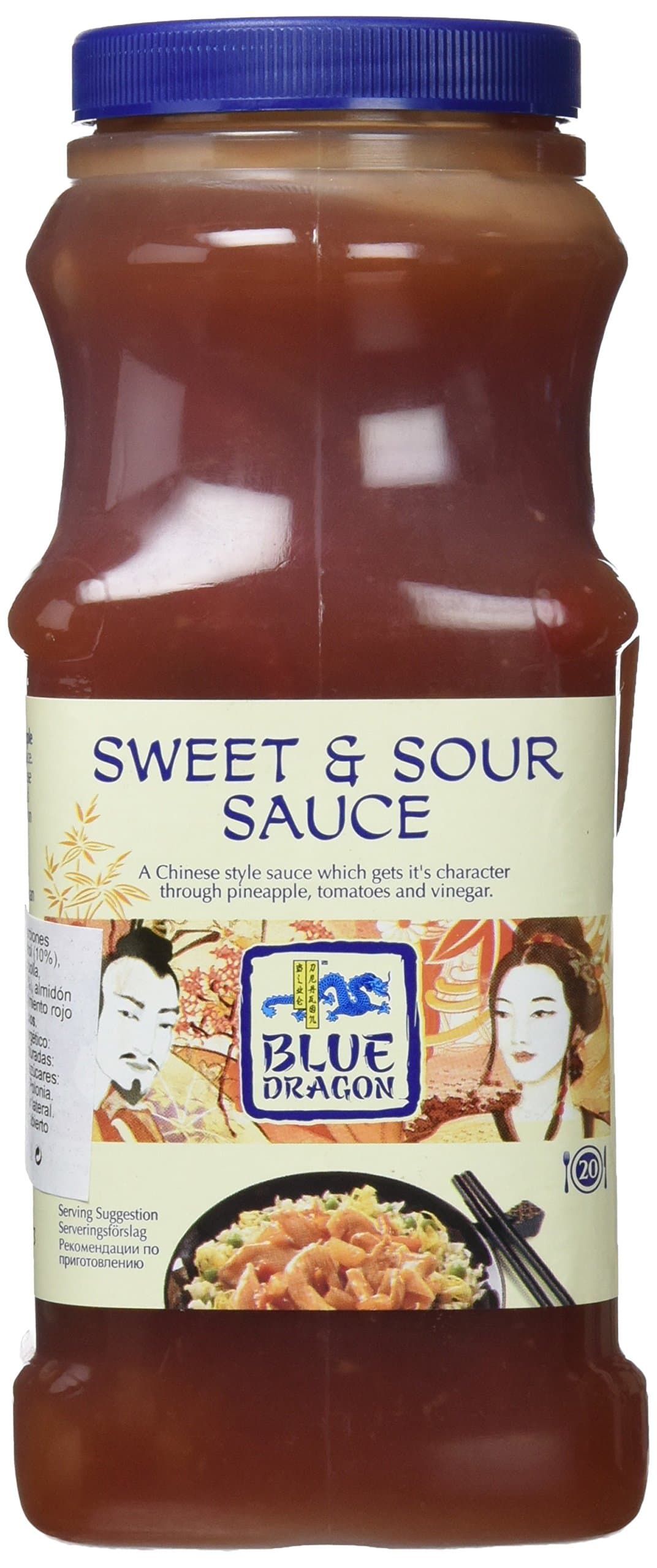 Blue Dragon - Salsa de Ostras, Salsa Oriental Cantonesa, Sin Msg, Apto Para Celiacos, color Ostras, 1 L — view 4
