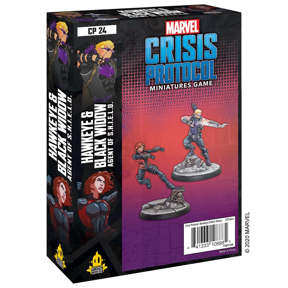 Atomic Mass Games , Blade and Moon Knight: Marvel Crisis Protocol , Miniatures Game , Ages 14+ , 2 Players , 45 Minutes Playing Time, Multicolor, FFGCP48 — view 23