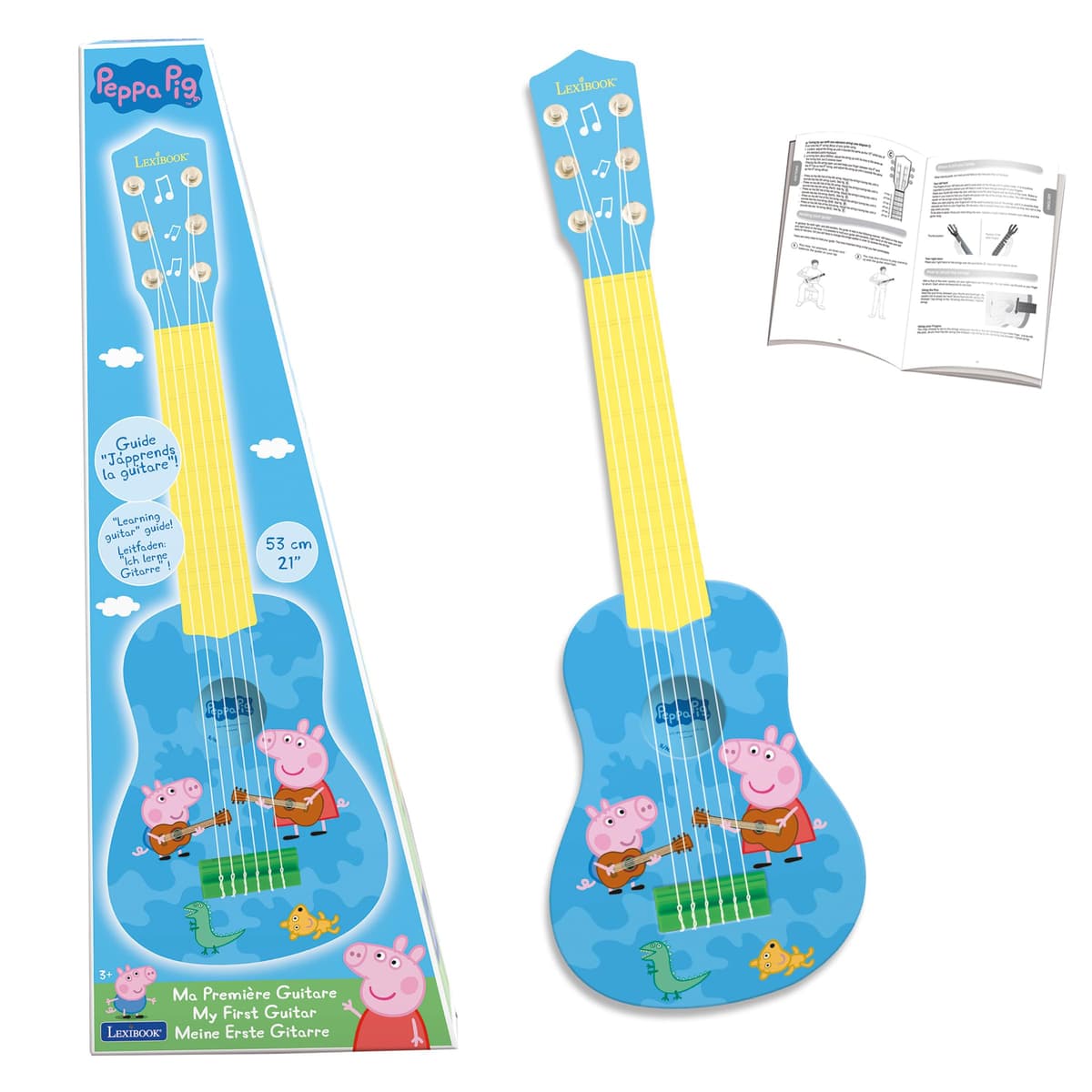 Lexibook, Gabby's Dollhouse, Mi Primera Guitarra para niños, 6 Cuerdas de Nylon, 53 cm, Guía incluida, Rosa, K200GDHLXB — view 11