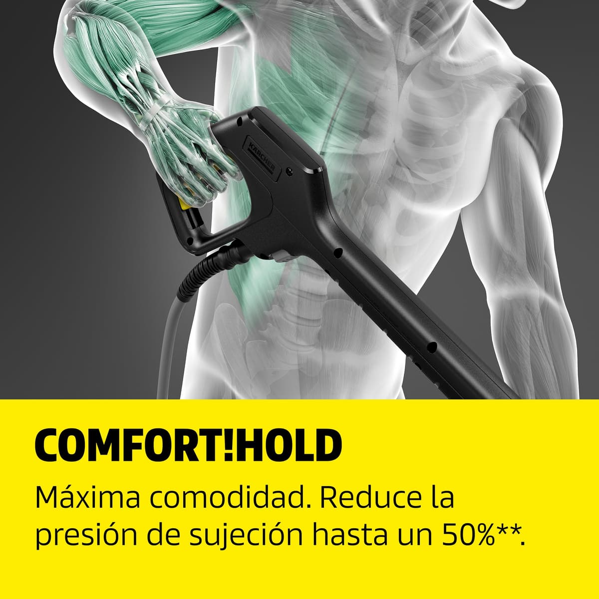 Kärcher hidrolimpiadora K 5 Comfort Premium, presión: 145 Bar, caudal: 500 l/h, Superficie: 40 m²/h, Manguera de Alta presión Extra Flexible, enrollador de mangueras, Multi Jet 4 en 1 — view 5