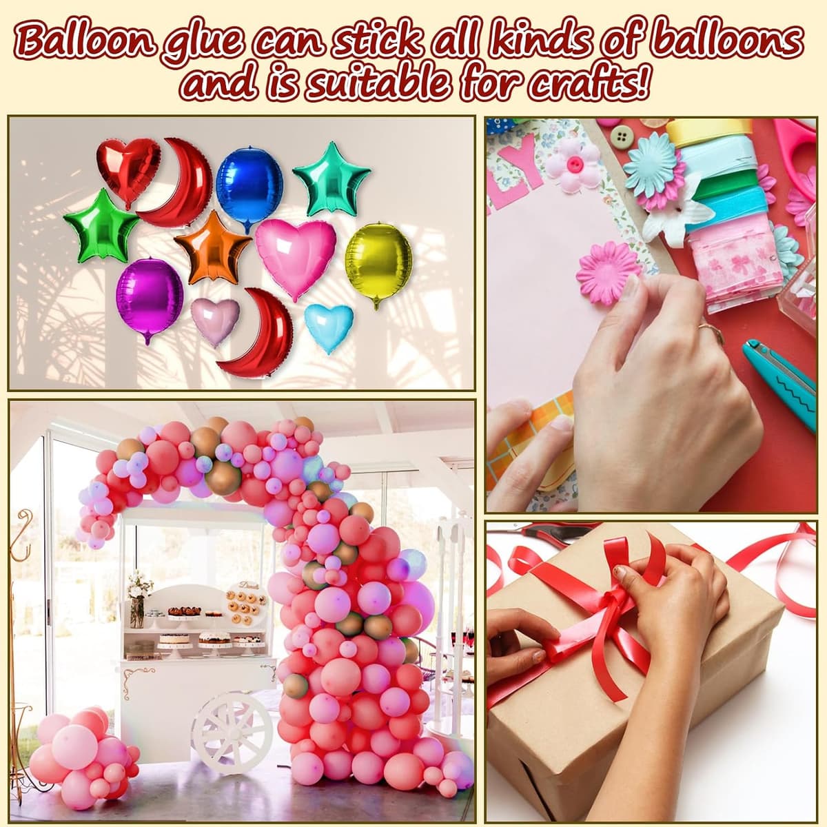 600 PCS Balloon Glue Dots, Removable Balloon Sticky Spots,Extra Strong Glue Dots Double Sided for Birthday Party Wedding Christmas Decorations and DIY Scrapbooking Craft. (600 PCS) — view 4