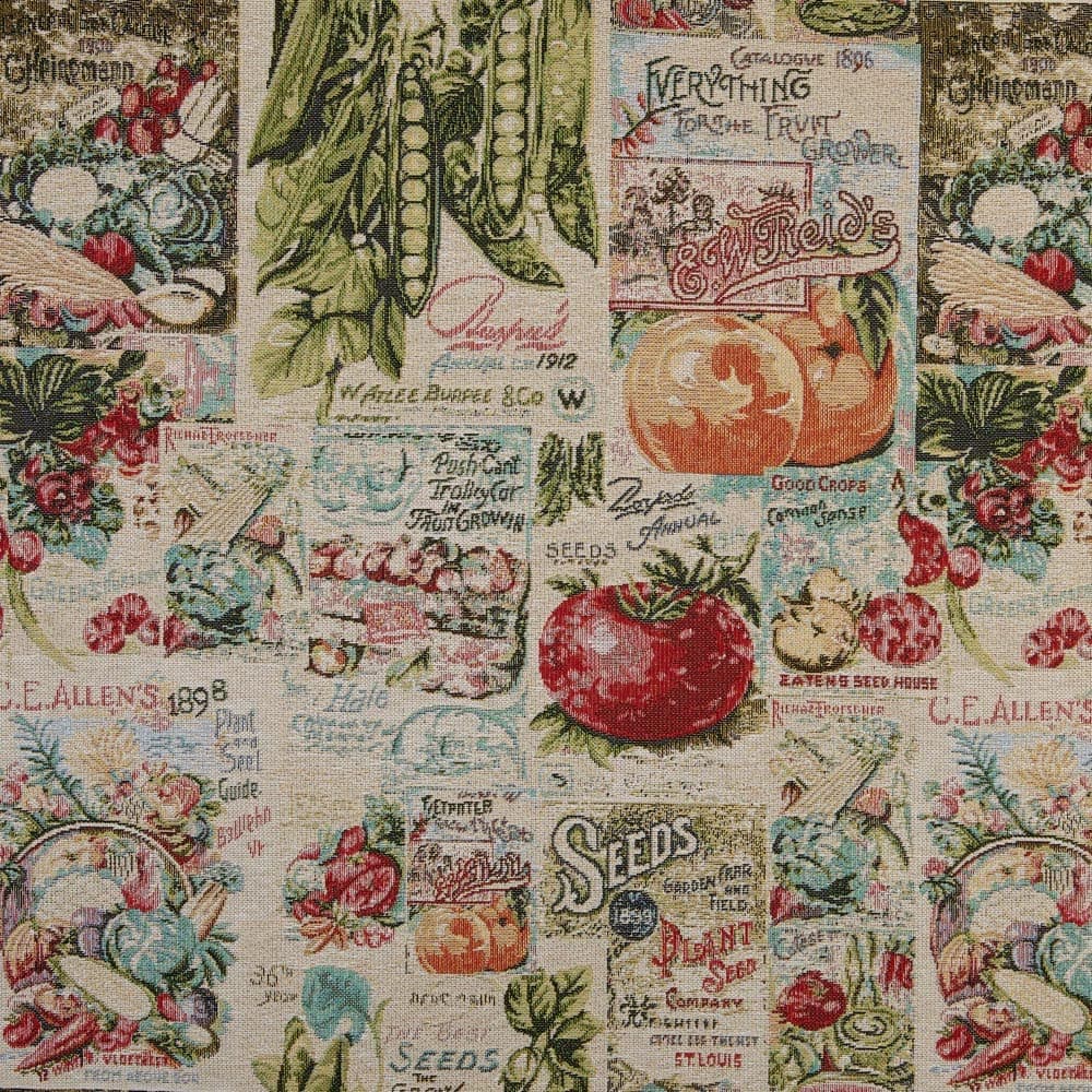 Kt KILOtela - Tela Tapicería, Jacquard Gobelino, Tapizar Sillas, Cojines, Cabecero, Sofá, Bolsos, Resistente al Desgaste, Costura, 100 cm Largo x 280 cm Ancho, Geométrico, Multicolor, 1 metro — view 70