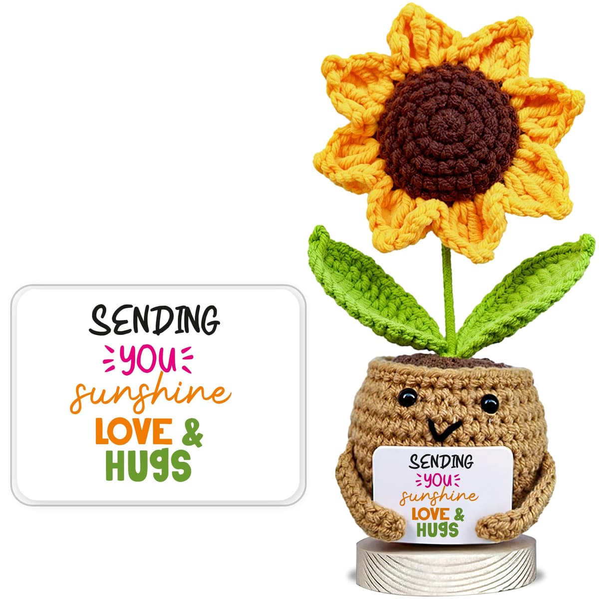 Crochet Alien Plush with Love Message – “You’re the Best Thing I’ve Ever Found on Earth” – Handmade Valentine’s Day Gift for Girlfriend, Boyfriend, Wife or Husband – Cute — view 44