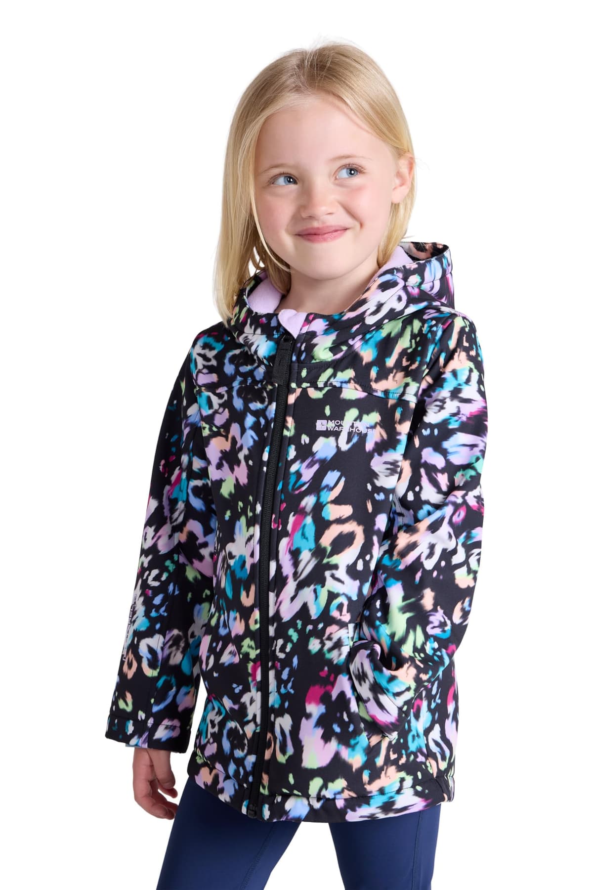 Mountain Warehouse Exodus Kids Softshell Jacket - Breathable, Wind & Water Resistant, Fleece Lined Coat, For Boys & Girls - Best For Sping Summer & Hiking — view 25
