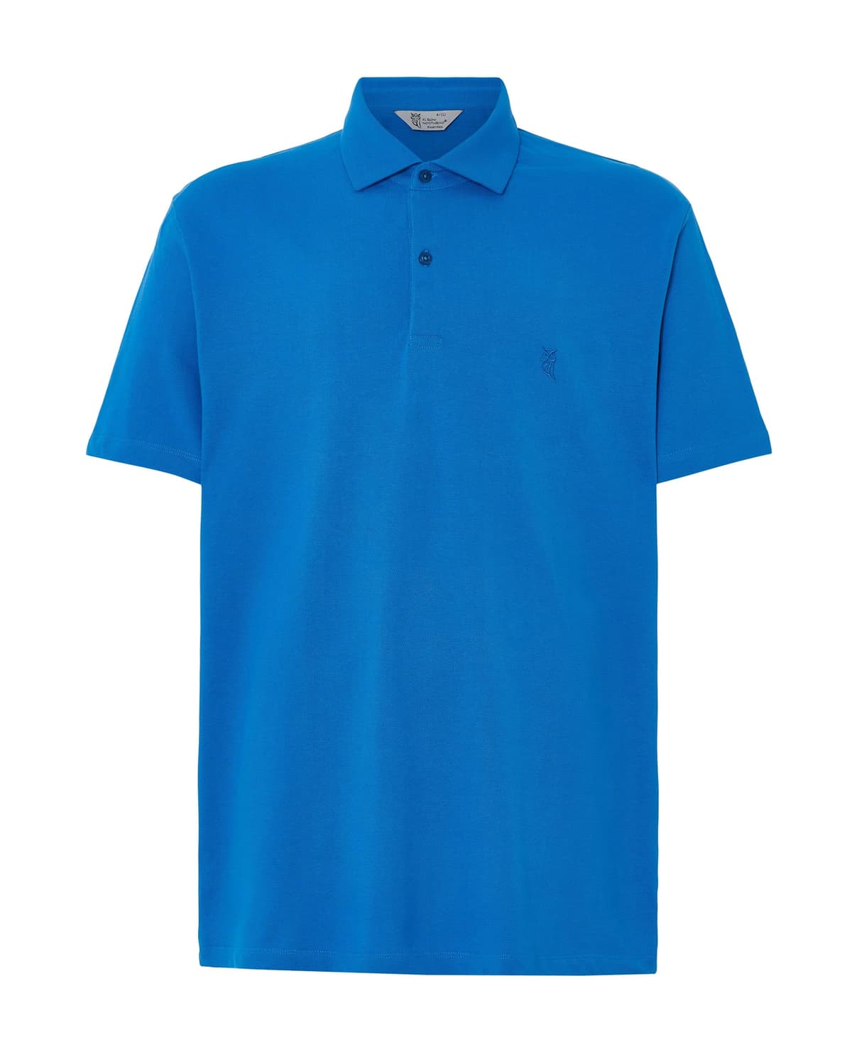 El Búho Nocturno Polo Hombre Manga Corta Algodón 100% Piqué Liso - Cuello Italiano Spread Firme Elegante - Regular Fit Holgado Largo - Deporte Casual Vestir Tallas Grandes S-5XL — view 6