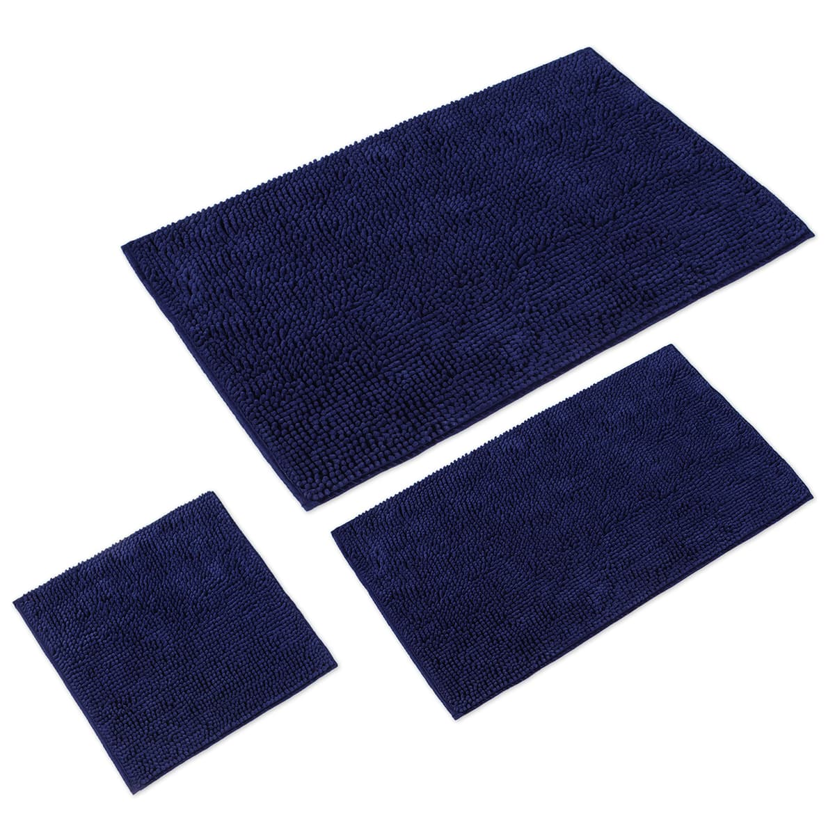 WohnDirect Alfombra Baño Gris 45x45cm • Alfombrilla baño Antideslizante y Lavable • Cómoda Y Súper Absorbente — view 28