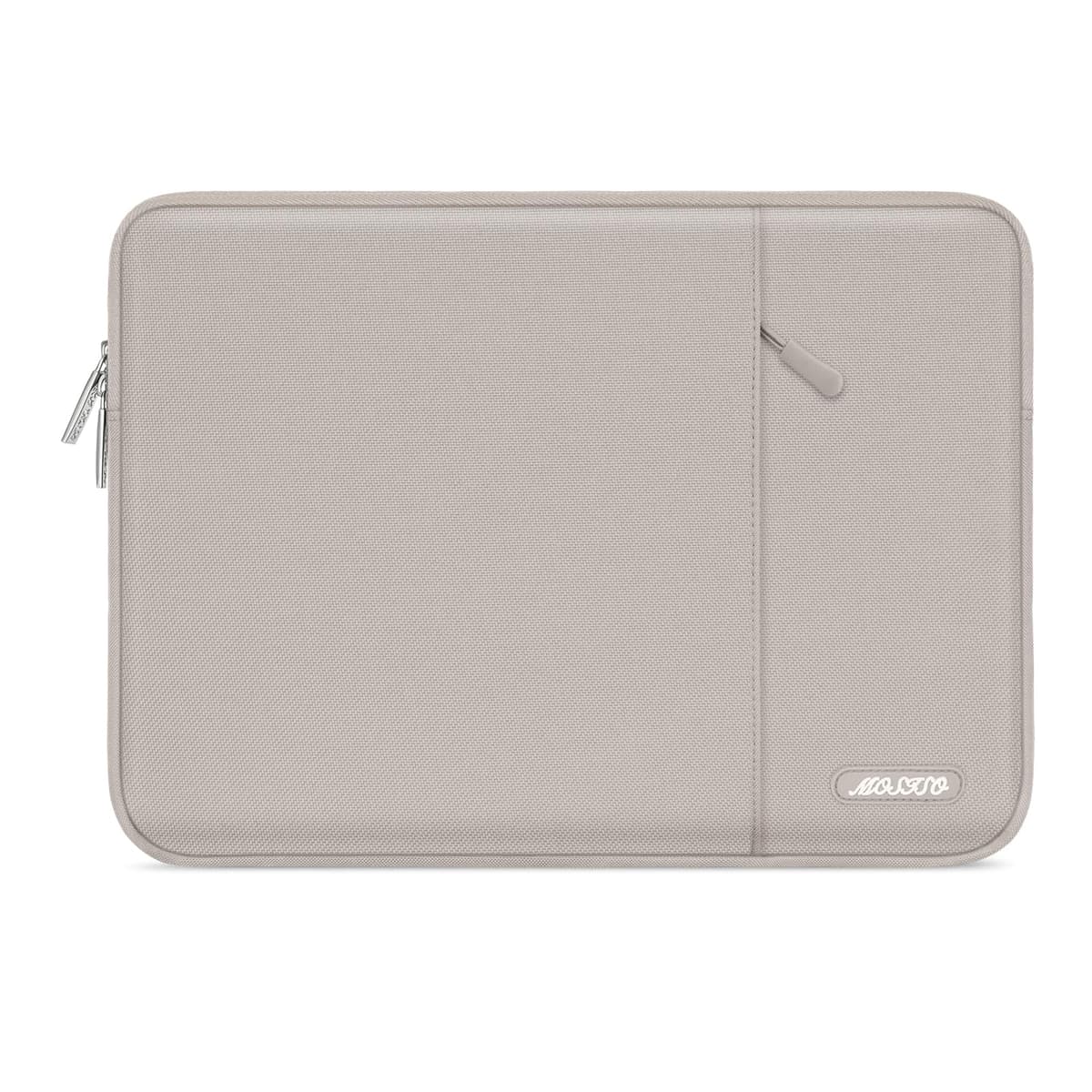 MOSISO Laptop Case 13.3 inch, 13-13.3 inch Laptop Sleeve Compatible with MacBook Air/Pro 13/Pro 14 M5 M4 M3 M2 M1, HP Dell ASUS Lenovo,Polyester Vertical Computer Sleeve Bag with Pocket, Gray — view 19