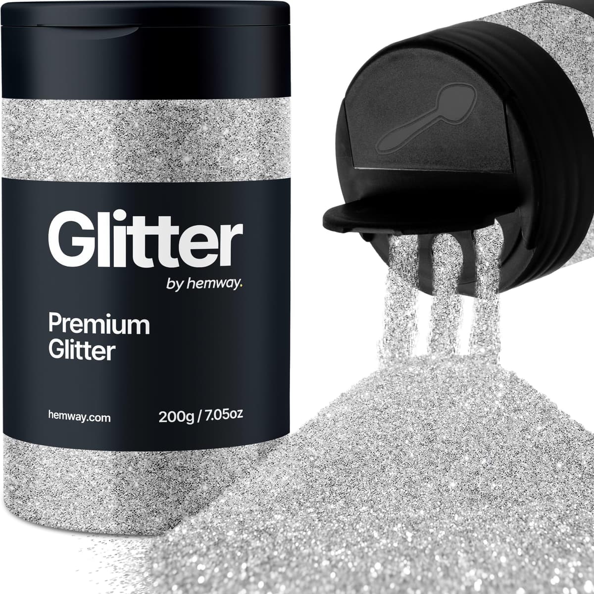 Light Rose Gold Glitter Shaker, 130g Ultrafine Glitter, Crafts 1/128" Metallic Flake Light Rose Gold Sequins, Resin & Epoxy Crafts, Decorating, Halloween, Christmas Nail, Face, Hemway — view 188
