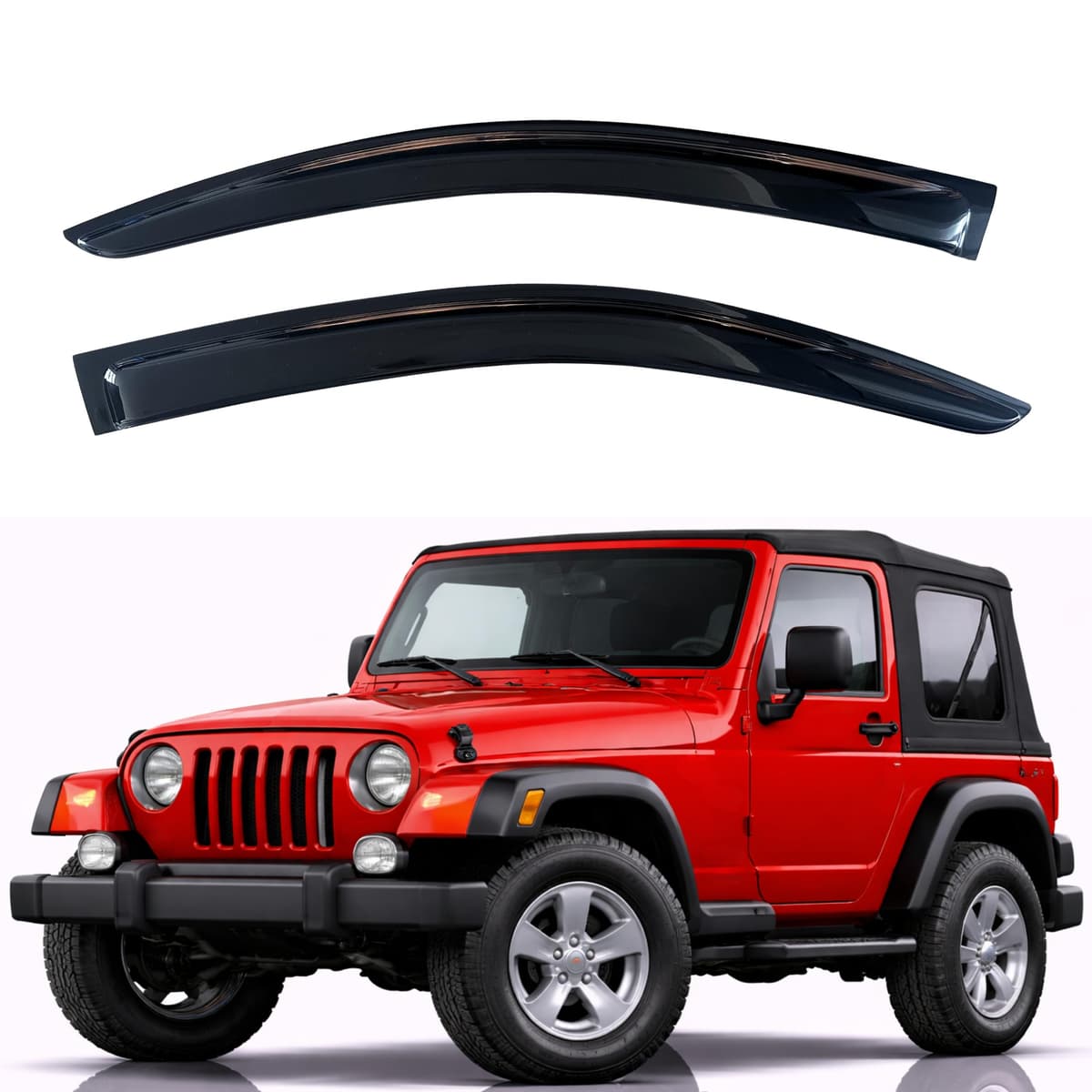 KPY Rain Guards Fit for 2006-2013 Lexus IS250 IS350, Out-Channel Window Visors Vent Wind Deflectors 4PC, Car Accessories for 06-13 Lexus is Series — view 266