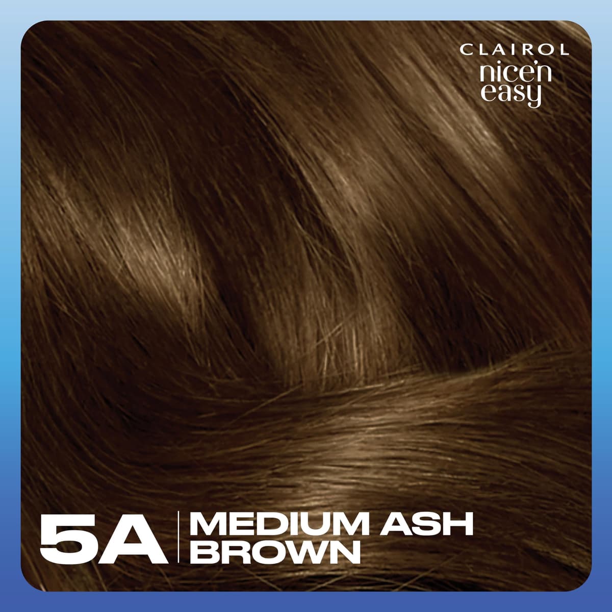 Clairol Nice'n Easy Crème, Natural Looking Oil Infused Permanent Hair Dye, 5A Medium Ash Brown — view 6