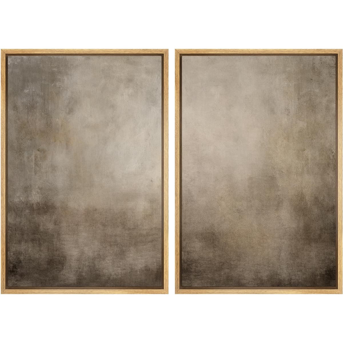 MUDECOR Framed Canvas Print Wall Art Monochromatic Gradient Abstract Minimalist Gray Illustrations Modern Art Decorative Bohemian Colorful Chic for Living Room, Bedroom, Office - 16"x24"x2 Black — view 137