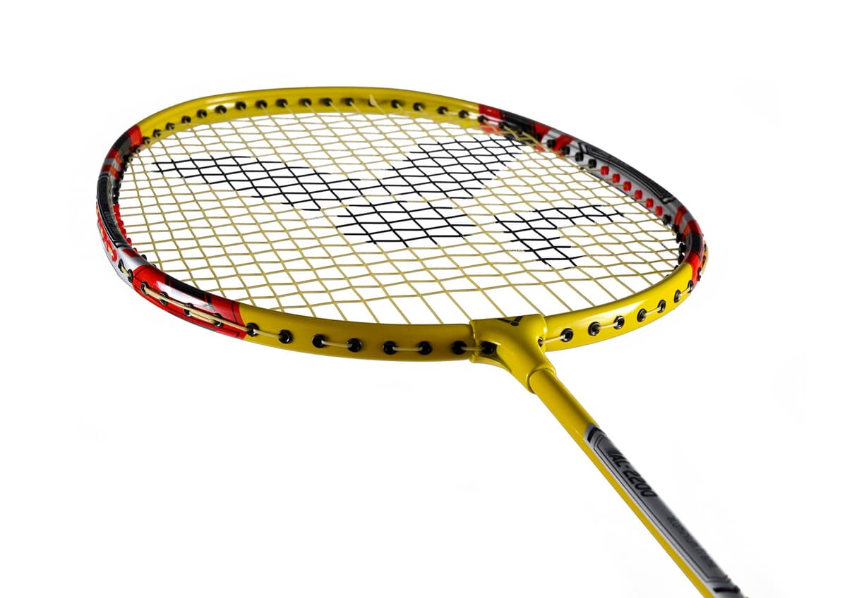 Victor AL 2200 Badminton Racket and Shuttlecock in Yellow Single Racket or as a Set with Racket/Balls/Carry Bag — view 2