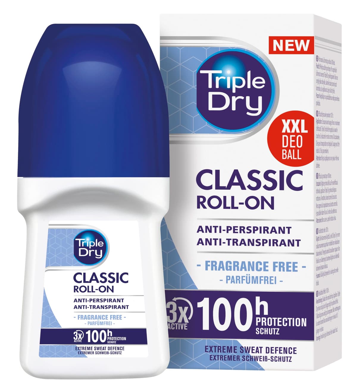Triple Dry Women | Active Fragrance Anti-Perspirant Roll On 50ml | 72-Hour Protection Against Excessive Sweating | Fights Odour | Triple Active Formula | Clinically Proven | Female — view 8