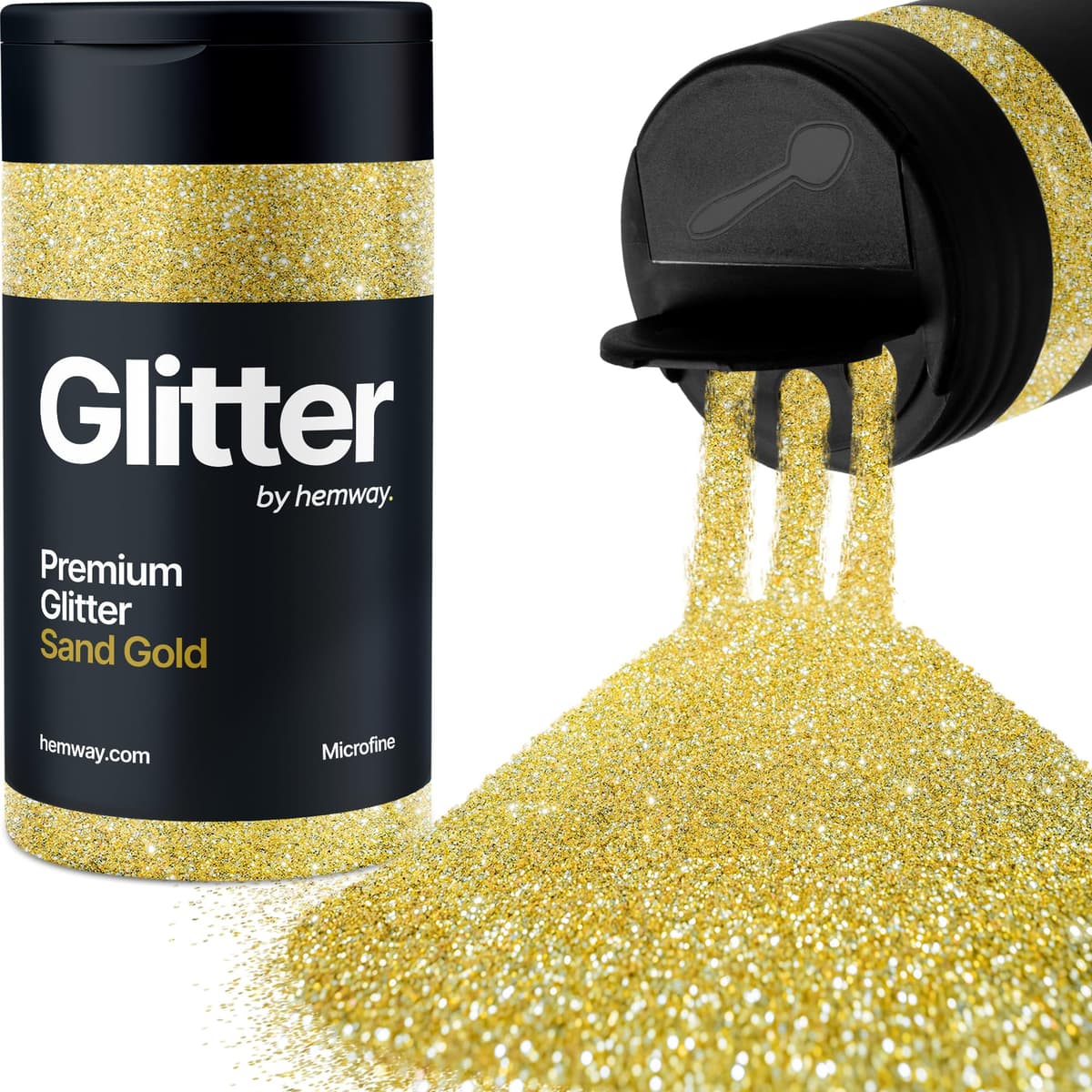 Light Rose Gold Glitter Shaker, 130g Ultrafine Glitter, Crafts 1/128" Metallic Flake Light Rose Gold Sequins, Resin & Epoxy Crafts, Decorating, Halloween, Christmas Nail, Face, Hemway — view 216