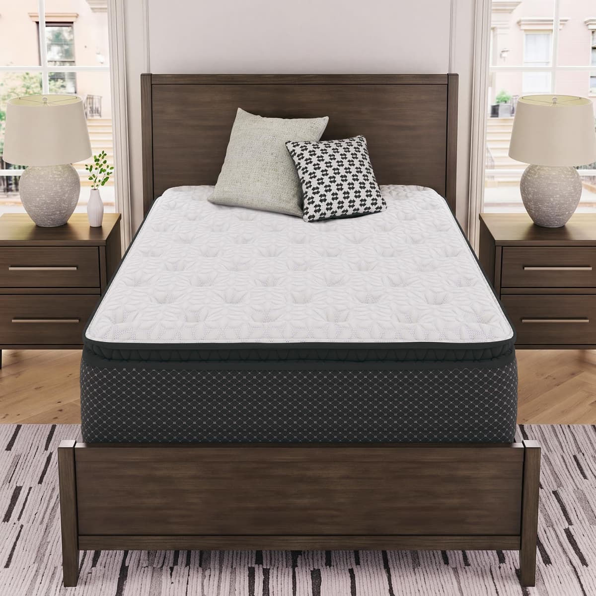 Signature Design by Ashley Chime 12 Inch Hybrid Full Mattress, Memory Foam with Lumbar Support, High-Density Foam & Pocketed Coils for Comfort & Back Support, Mattresses in a Box, Full Size — view 12