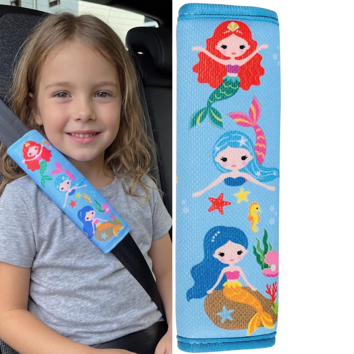 HECKBO 1x Kids Car Seat Belt Pads Seat Belt Protectors - Cars - Seat Belt Pads for Kids and Babies- Ideal for any Seat Belt Car Booster Seat Kids Bicycle — view 25