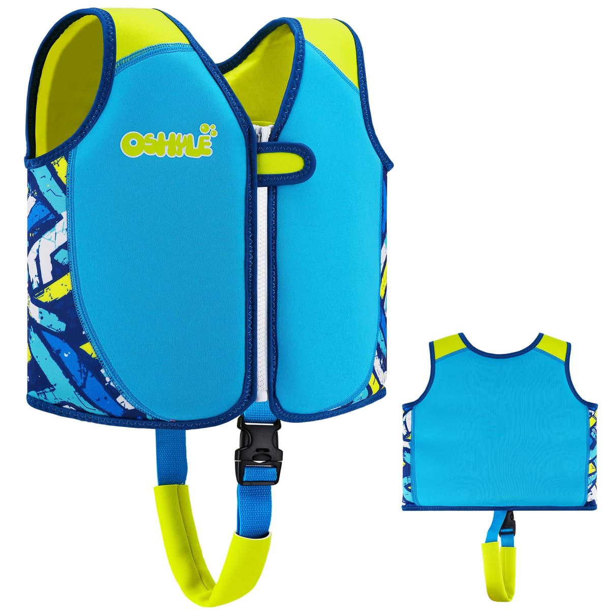 OSHYLE Chaleco de Natación de Neopreno de la Marca Premium para Niños - Flotador para el Aprendizaje de la Natación Ideal para Niños — view 18