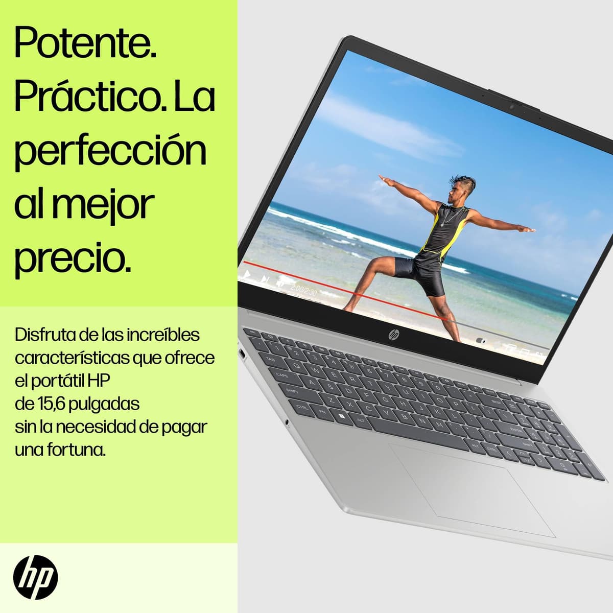 HP 15-fc0240ns - Ordenador portátil de 15.6" FHD (AMD Ryzen 7-7730U, 32 GB RAM, 1TB SSD, AMD Radeon Graphics, Sin Sistema operativo) Plata - Teclado QWERTY Español — view 9