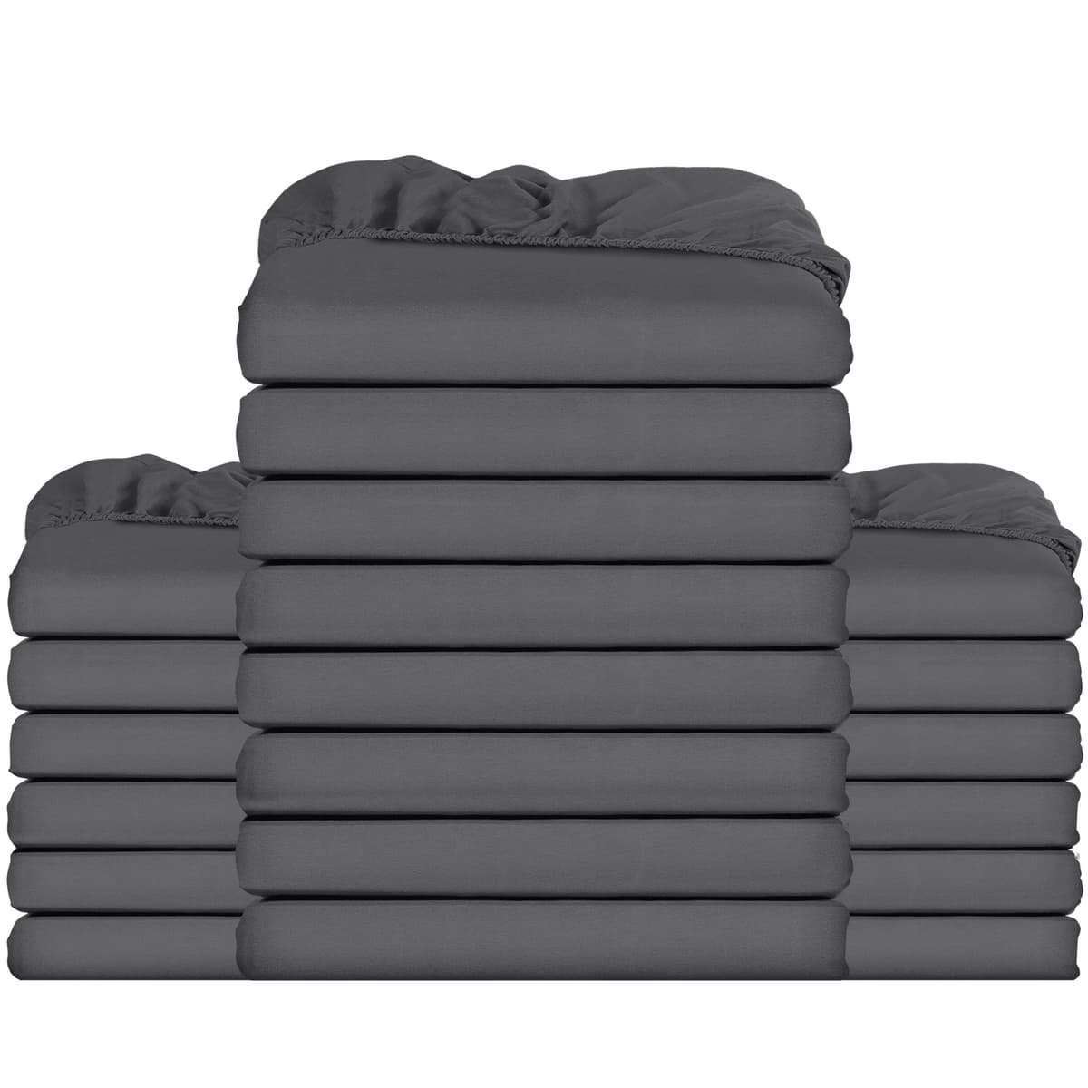 Utopia Bedding Fitted Sheet King, Grey - Deep Pocket 14 inch (35 cm) - Easy Care - OEKO-TEX Certified - Soft Brushed Microfibre Fabric - Shrinkage and Fade Resistant - Bottom Sheet — view 20