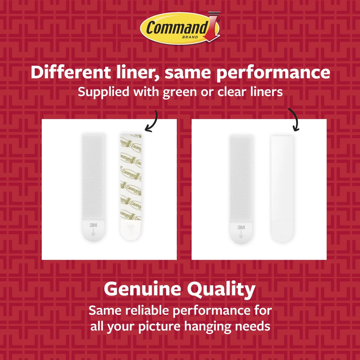 Command Picture Hanging Strips, Large, Value Pack - 14 Pairs (28 - for Frames, Mirrors, Wall décor - Damage Free Hanging, White — view 9