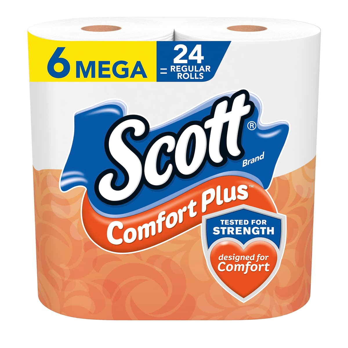 Scott Comfortplus Toilet Paper, Double Roll, Bath Tissue, 18 Count — view 48