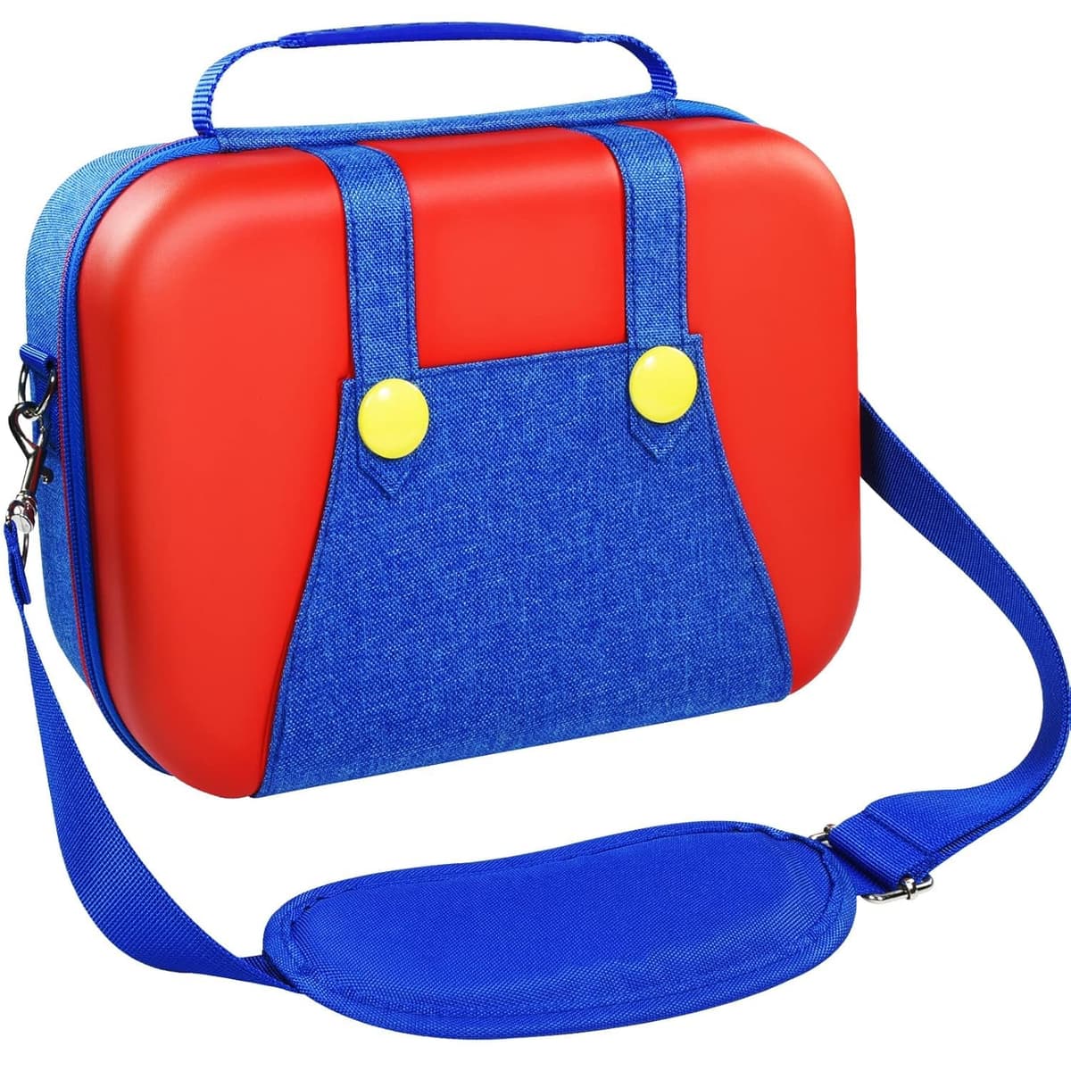 ivoler Funda de Transporte Compacto para Nintendo Switch 2 (2025), Estuche Rígida con Protector de Pantalla y Agarre para el Pulgar, Capacidad para 14 Cartuchos de Juego e Incluye Correa, Negro — view 9