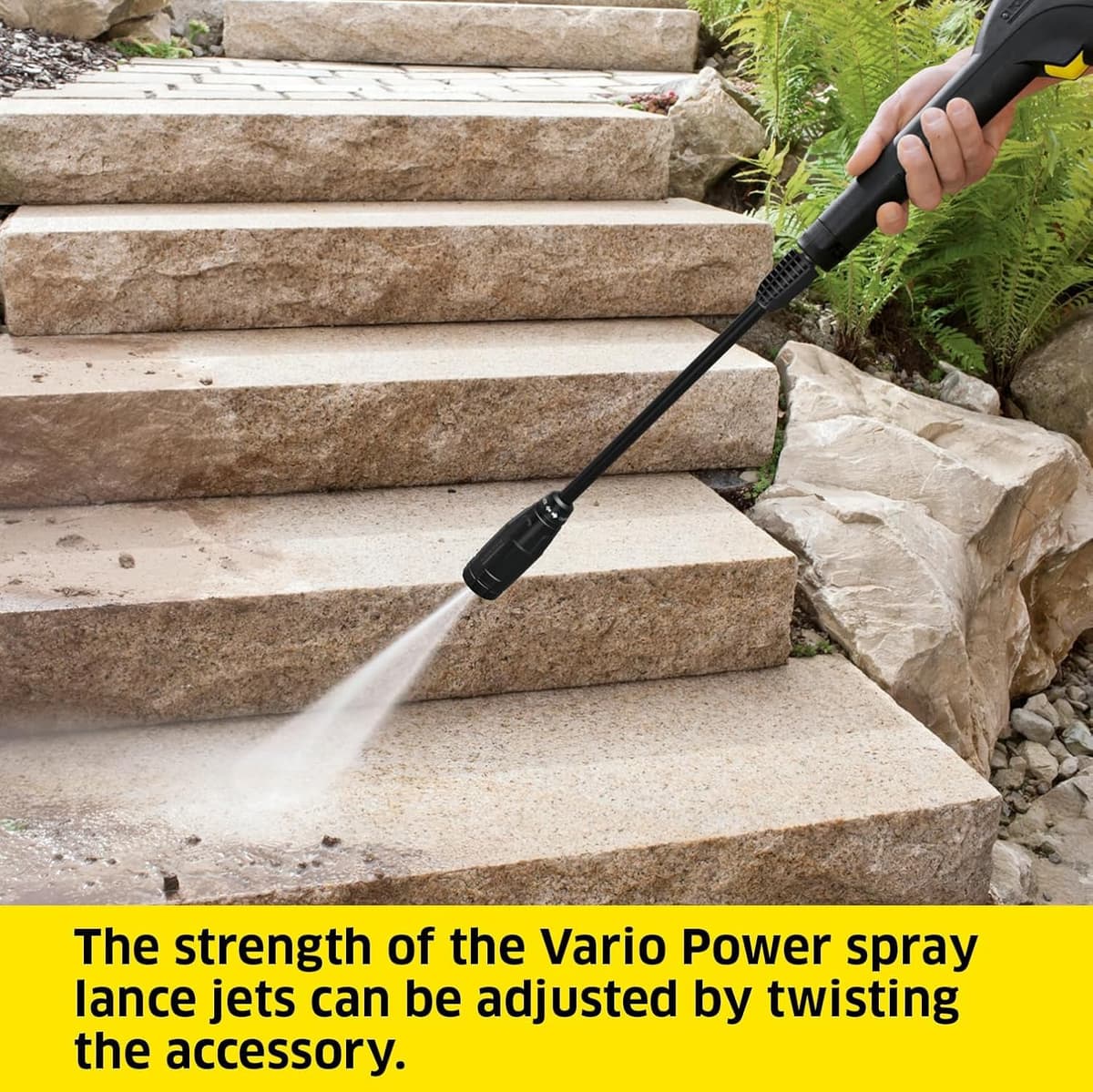 Kärcher K 3 Classic Home pressure washer, pressure: max. 120 bar, flow rate: 380 l/h, area: 25 m²/h, water filter, weight: 4.2 kg, high-pressure hose and gun, dirt blaster, spray lance, Home Kit — view 3